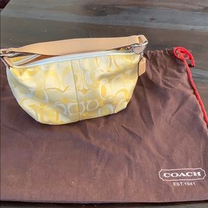 COACH small bag - YELLOW